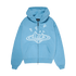 Broken Planet Market Zip Up Hoodie 'Light Blue'