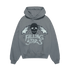 Broken Planet Market Hoodie 'Falling Stars' - Dark Grey