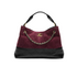 Chanel Small Tote with Suede Calfskin, Shiny Lambskin & Gold-Tone Metal in Burgundy & Black
