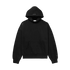 Fear of God Essentials Jet Black Back Logo Hoodie (SS25)