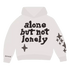 Broken Planet Market Hoodie Alone But Not Lonely White