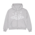 Broken Planet Market Zip Up Hoodie 'Stone Grey'