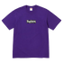 Supreme Box Logo Tee Purple FW23