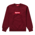 Supreme Box Logo Crewneck 'Cardinal' (FW22)